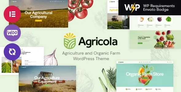 agricola agriculture and organic farm wordpress theme 1