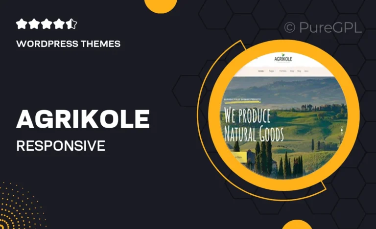 agrikole responsive wordpress theme for agriculture farming