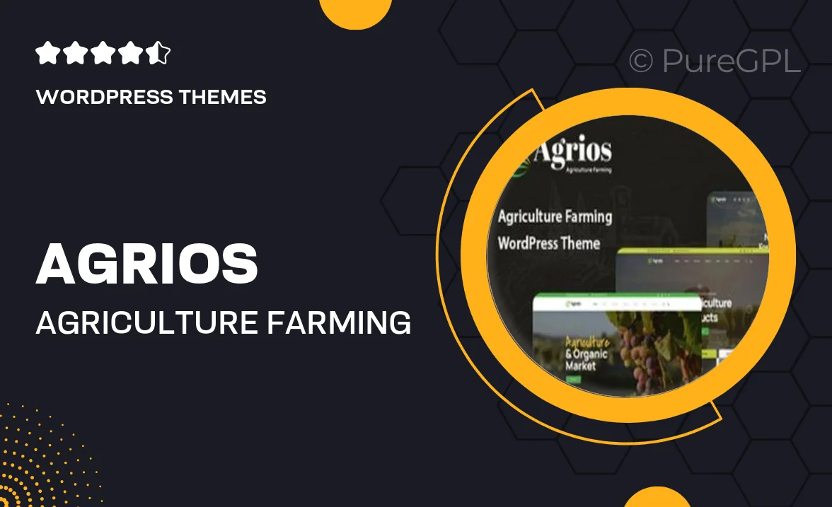 Agrios – Agriculture Farming WordPress Theme