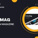 AhaMag | Modern Magazine HTML Template