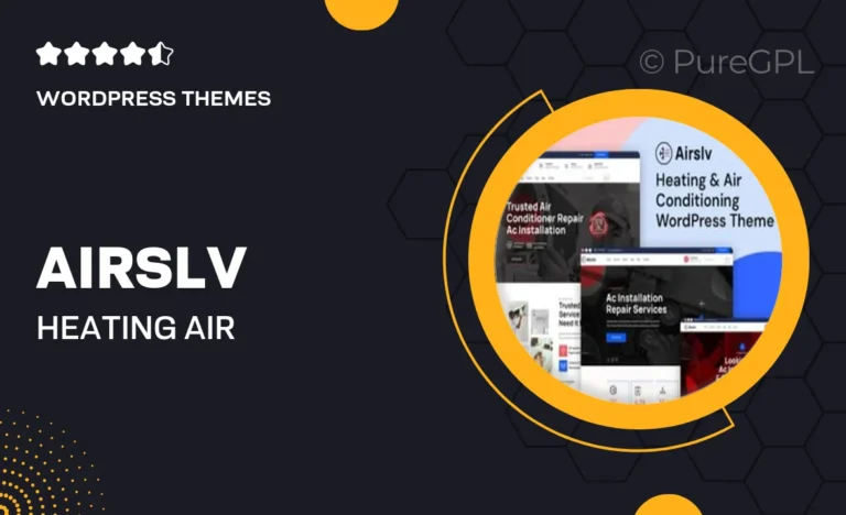 airslv heating air conditioning wordpress theme