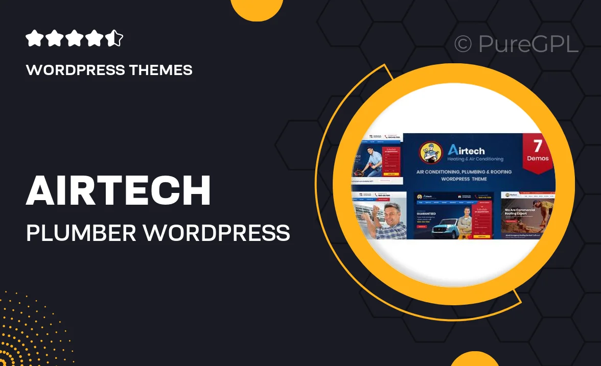 Airtech – Plumber WordPress theme