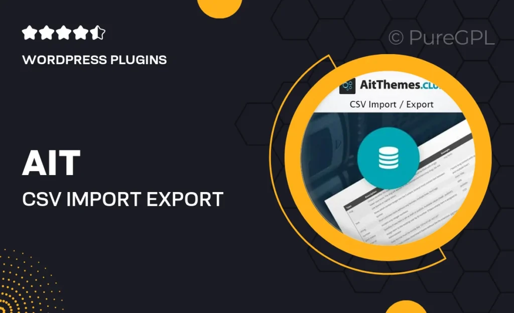 AIT CSV Import / Export 19 AIT CSV Import / Export