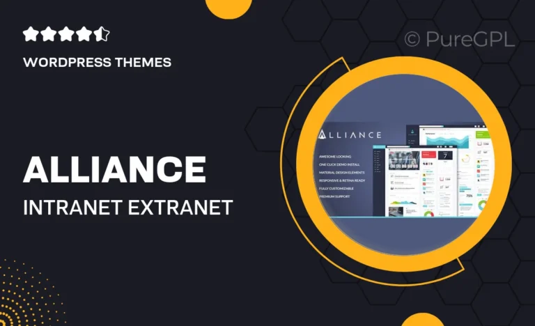 alliance intranet extranet wordpress theme