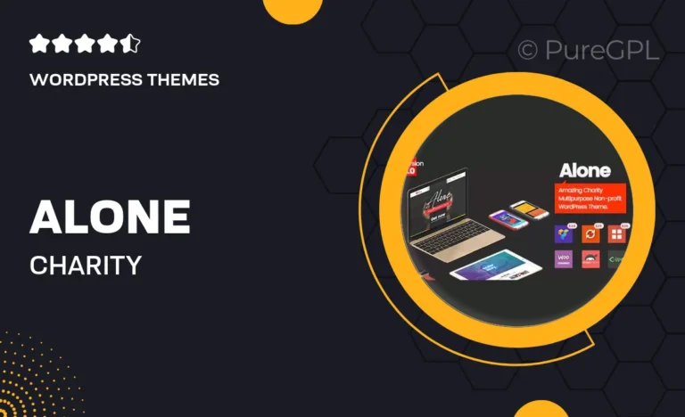 alone charity multipurpose non profit wordpress theme