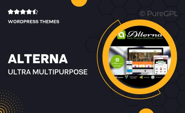 alterna ultra multi purpose wordpress theme