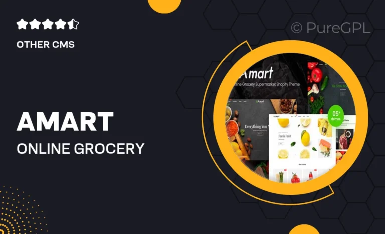 amart online grocery supermarket shopify theme