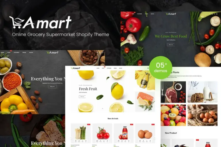 amart online grocery supermarket shopify theme