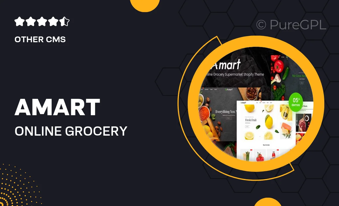 Amart – Online Grocery Supermarket Shopify Theme