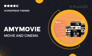 AmyMovie – Movie and Cinema WordPress Theme