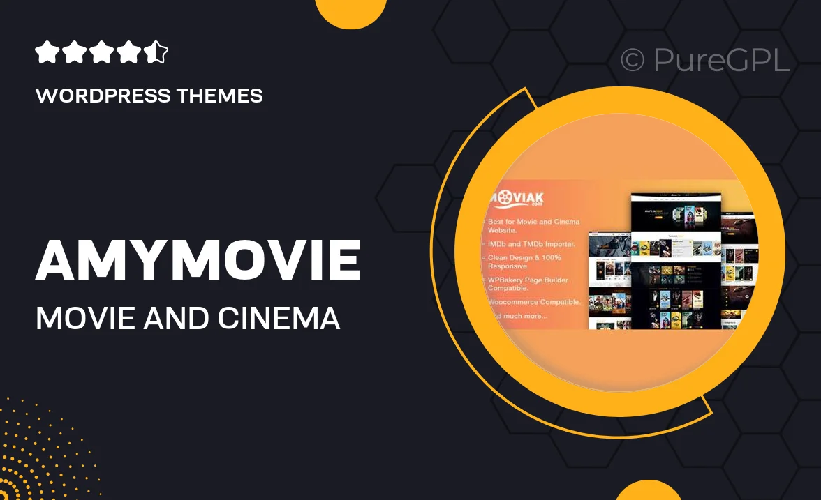 AmyMovie – Movie and Cinema WordPress Theme