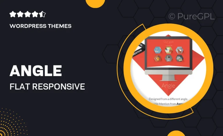 angle flat responsive bootstrap multipurpose wordpress theme
