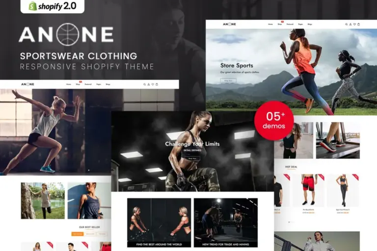 anone sportswear clothing shopify theme