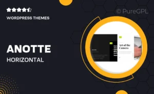 Anotte – Horizontal Photography WordPress Theme
