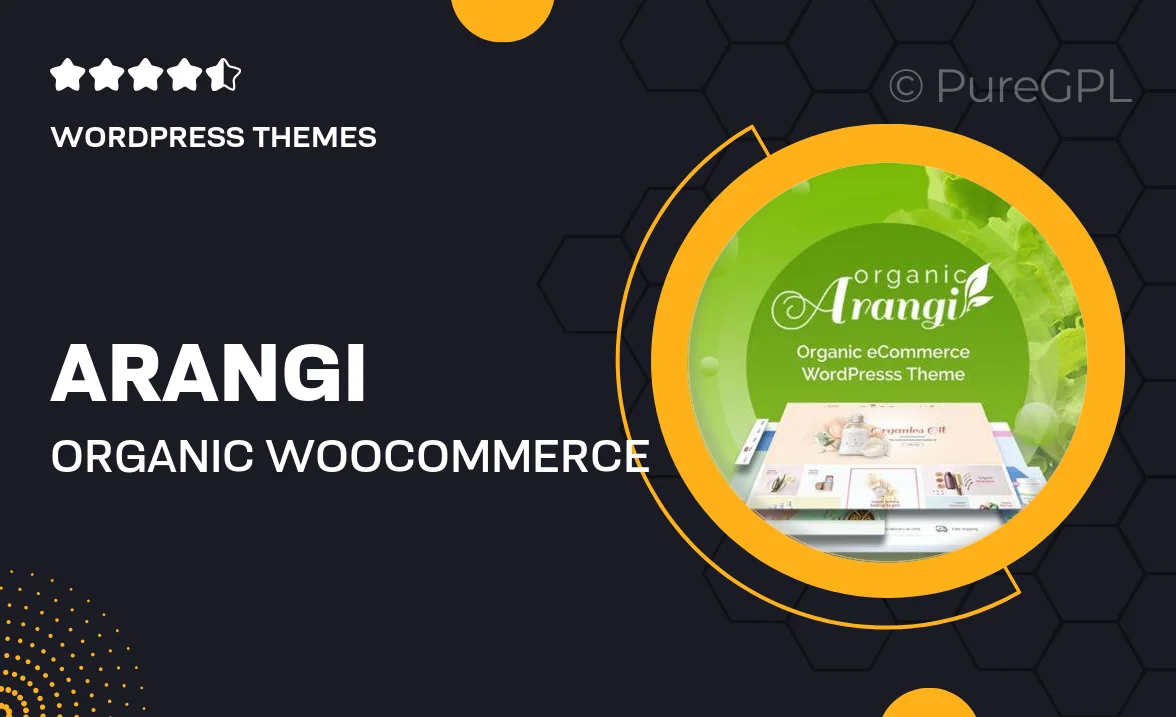 Arangi – Organic WooCommerce Theme