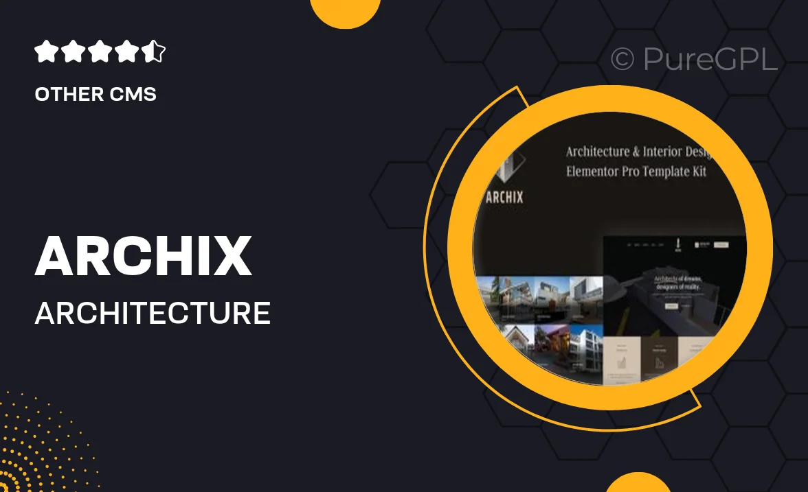 Archix – Architecture & Interior Design Elementor Pro Template Kit