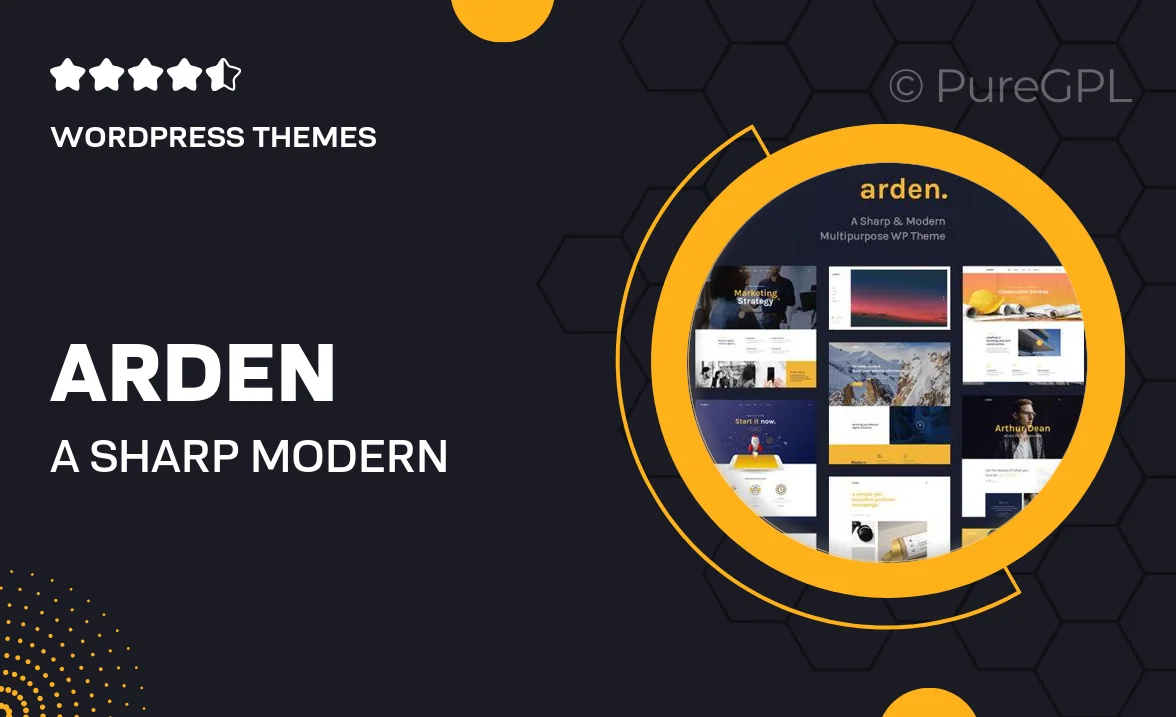 Arden | A Sharp & Modern Multipurpose WordPress Theme