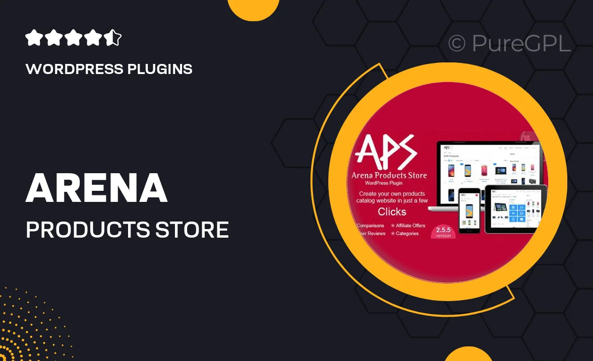 Arena Products Store | WordPress Plugin