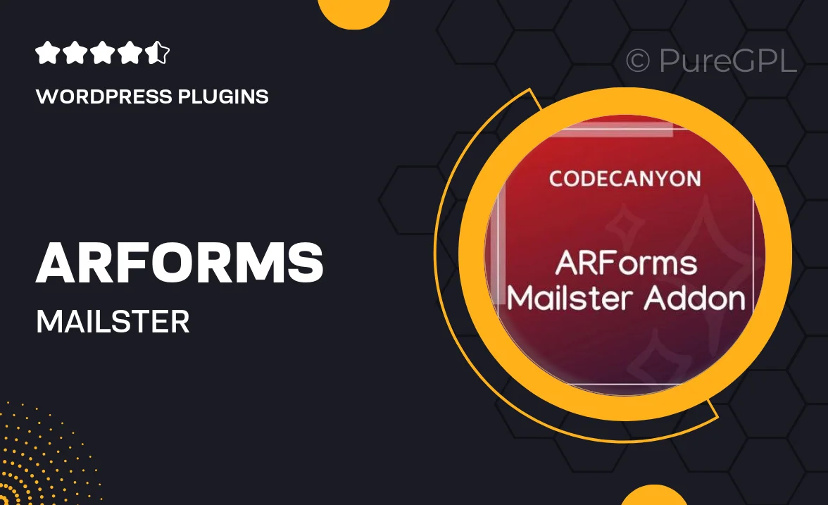 ARForms – Mailster Integration