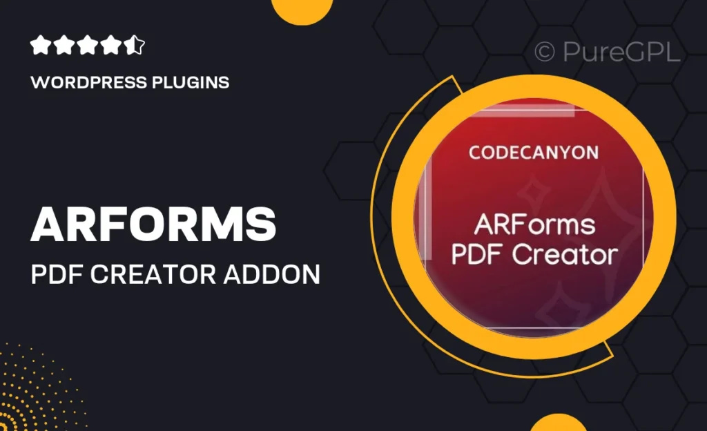 ARForms – PDF Creator Addon 29 ARForms – PDF Creator Addon