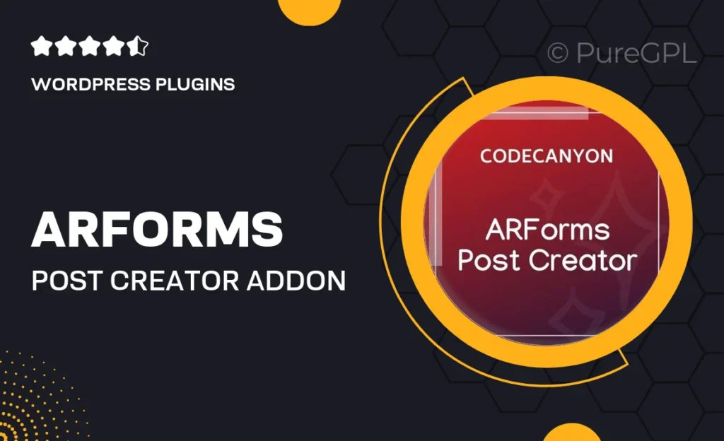ARForms – Post Creator Addon 28 ARForms – Post Creator Addon