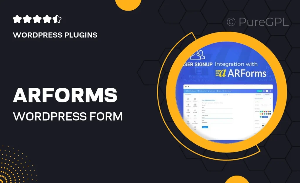 ARForms WordPress Form Builder Plugin 30 ARForms WordPress Form Builder Plugin