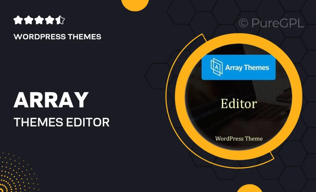 Array Themes Editor WordPress Theme 49 Array Themes Editor WordPress Theme