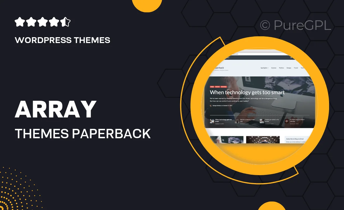 Array Themes Paperback WordPress Theme