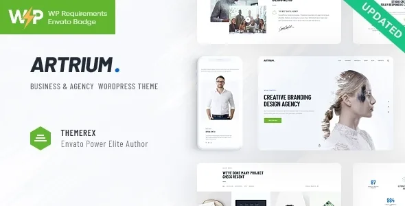 artrium creative agency web studio wordpress theme 1