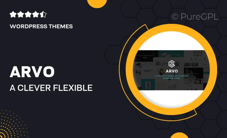 arvo a clever flexible multipurpose wordpress
