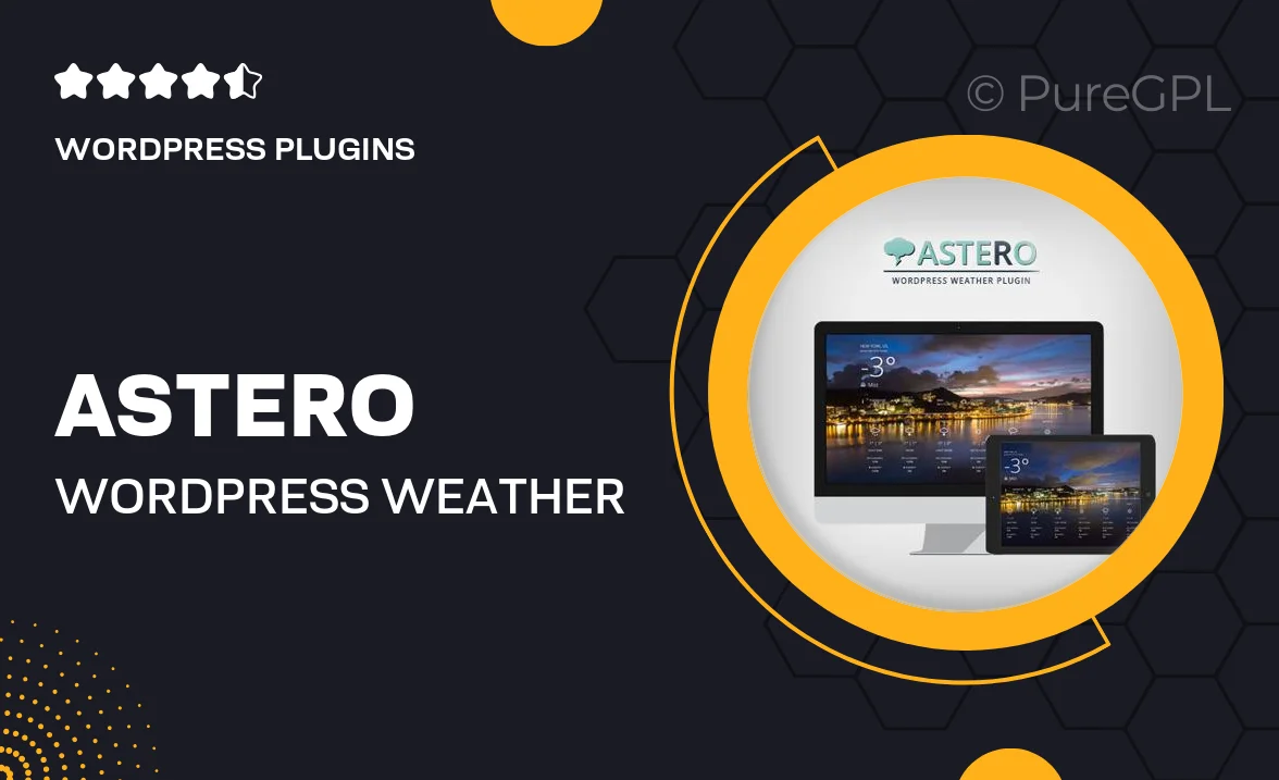 Astero WordPress Weather Plugin