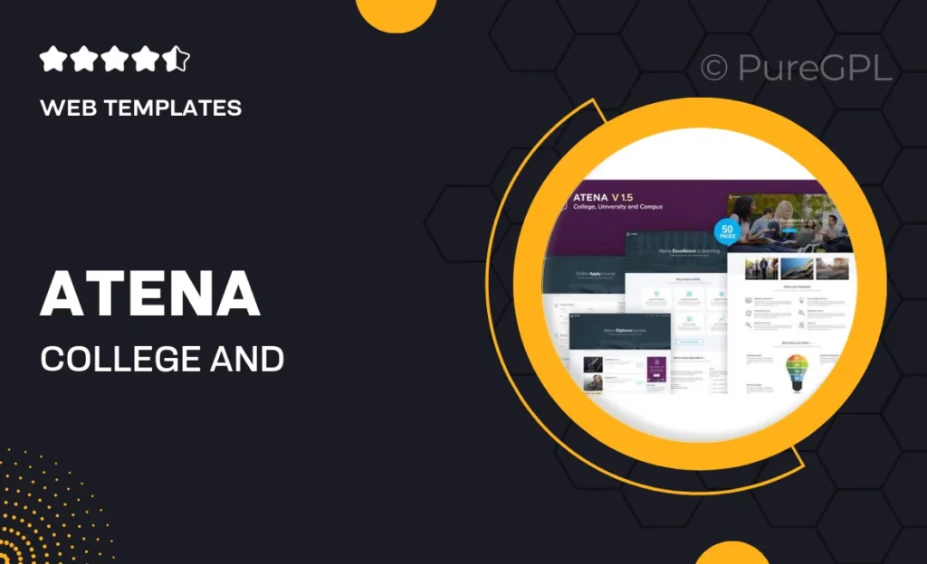 Atena – College and University template 23 Atena – College and University template