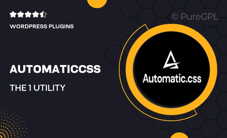 automatic css the 1 utility framework for wordpress page builders