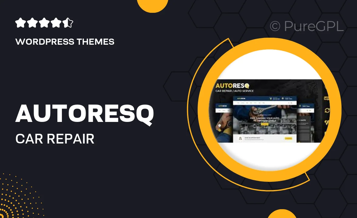 Autoresq – Car Repair WordPress Theme