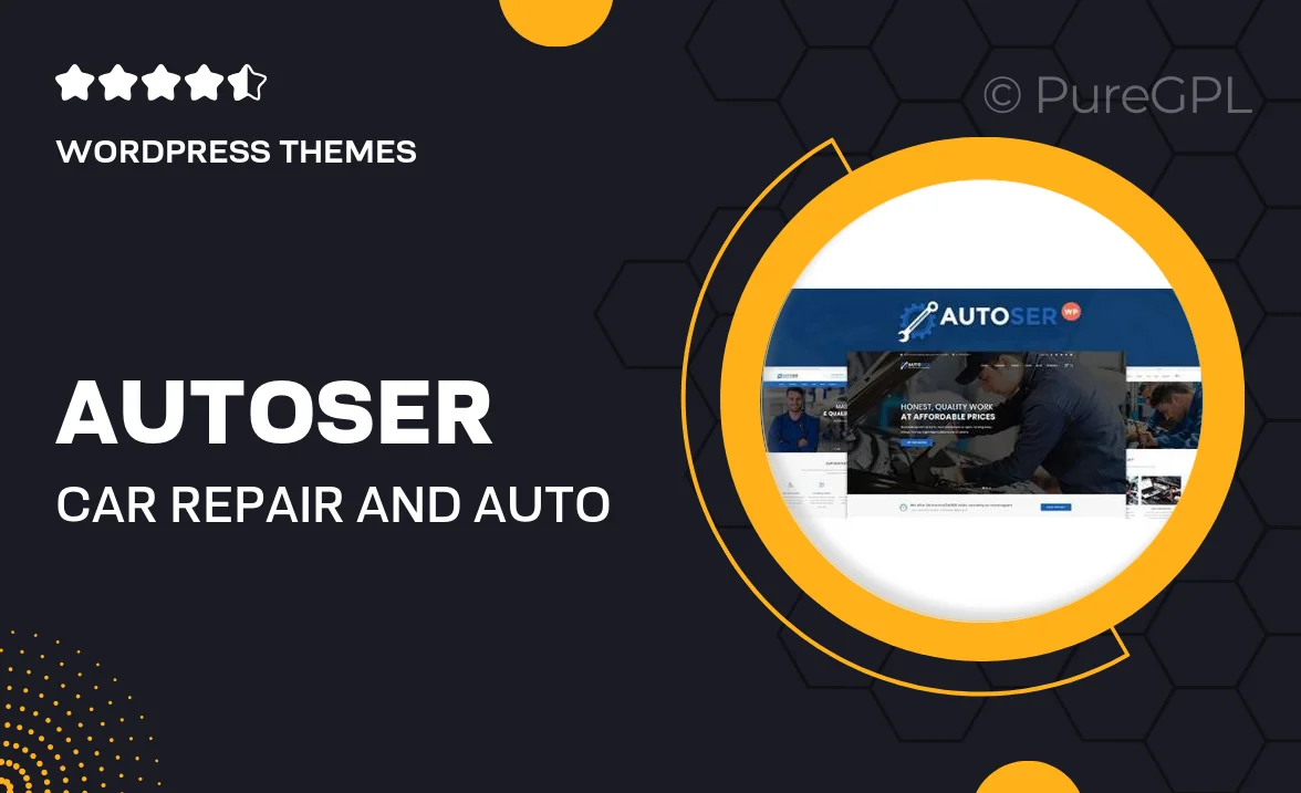 Autoser – Car Repair and Auto Service WordPress Theme