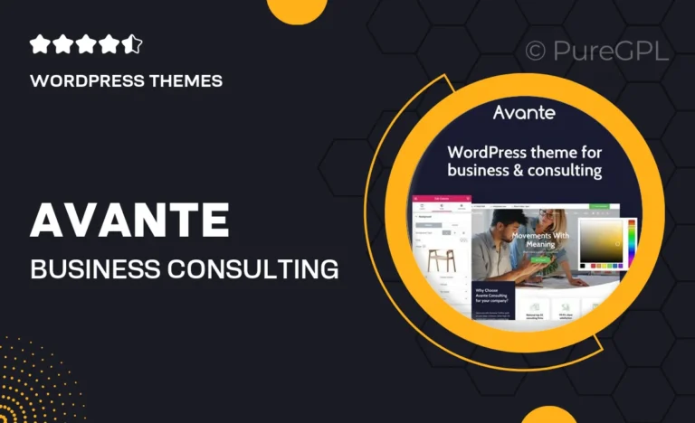avante business consulting wordpress