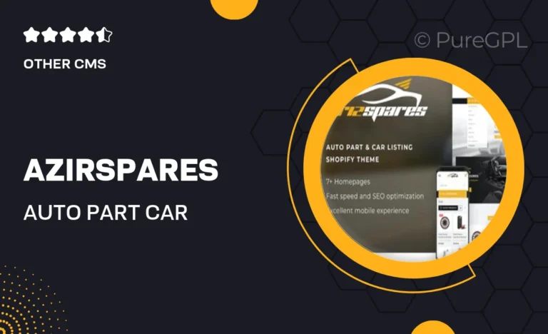 azirspares auto part car listing shopify theme