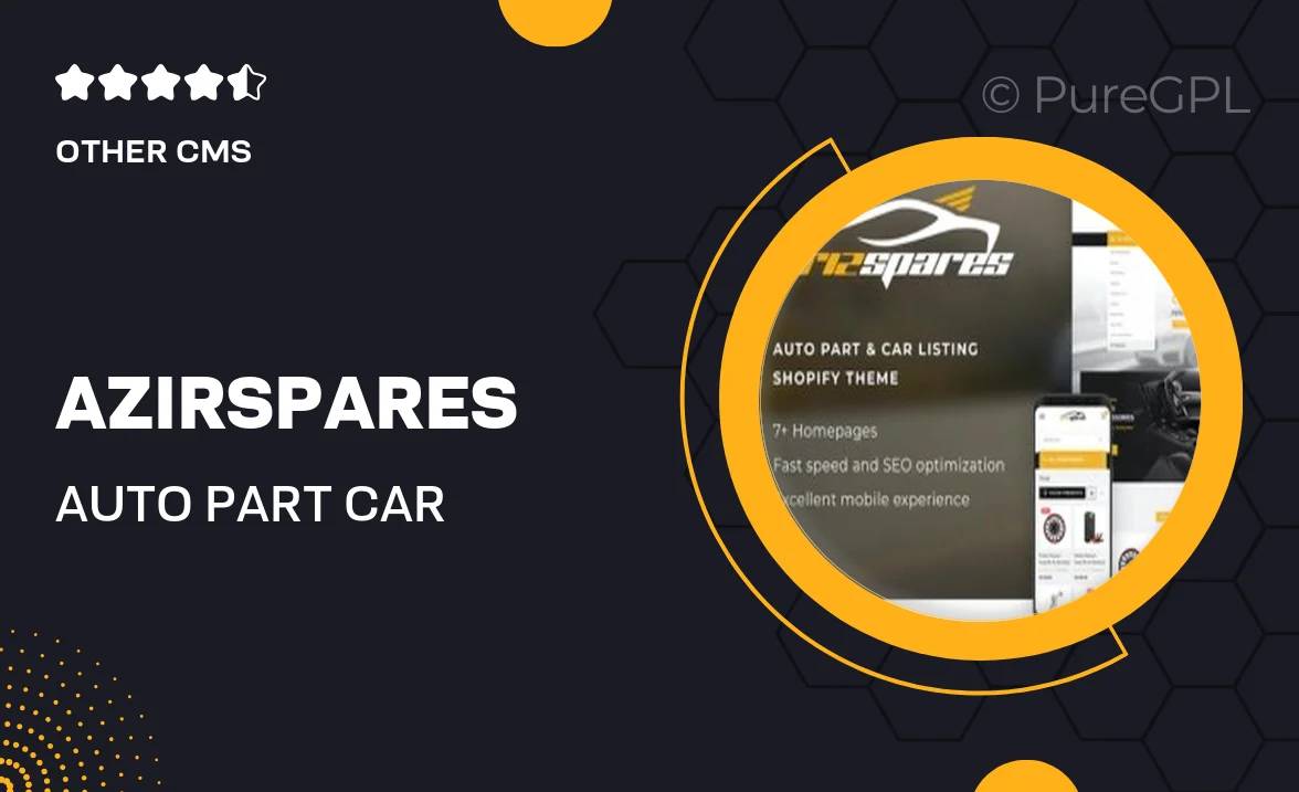 Azirspares – Auto Part & Car Listing Shopify Theme