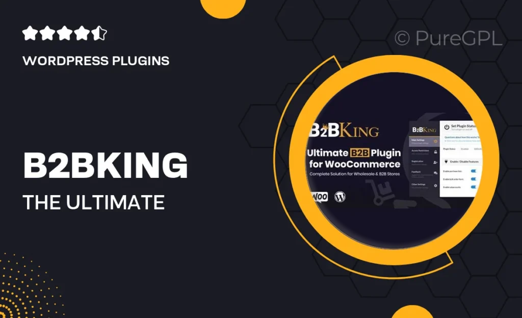 B2BKing – The Ultimate WooCommerce B2B & Wholesale Plugin feature image