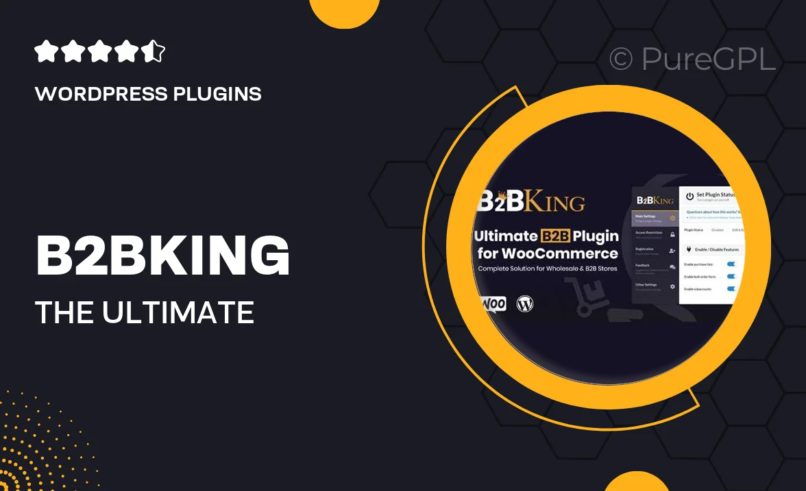 B2BKing – The Ultimate WooCommerce B2B & Wholesale Plugin