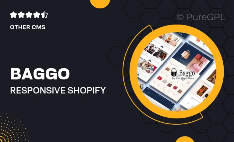 baggo responsive shopify bags store template