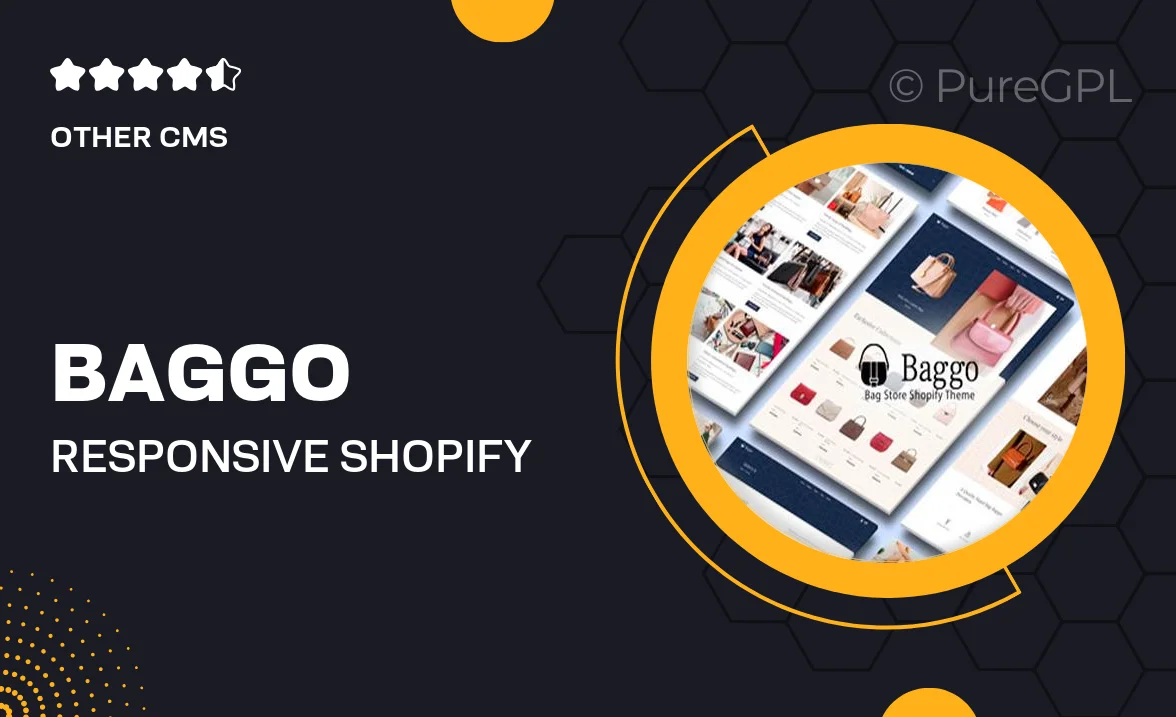Baggo – Responsive Shopify Bags Store Template