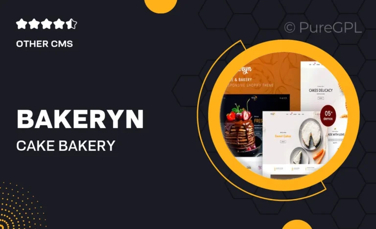 bakeryn cake bakery responsive shopify theme