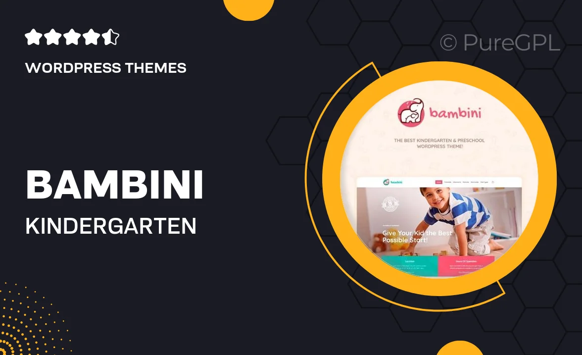 Bambini – Kindergarten & Pre-School Theme