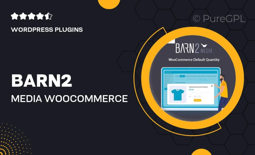 Barn2 Media WooCommerce Default Quantity 10 Barn2 Media WooCommerce Default Quantity