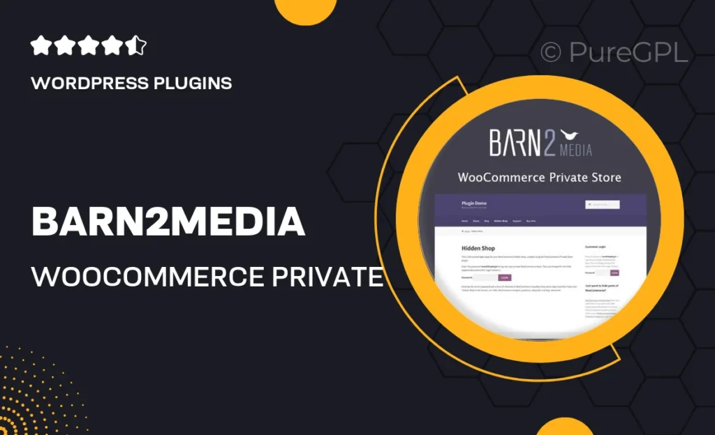 Barn2Media WooCommerce Private Store 20 Barn2Media WooCommerce Private Store