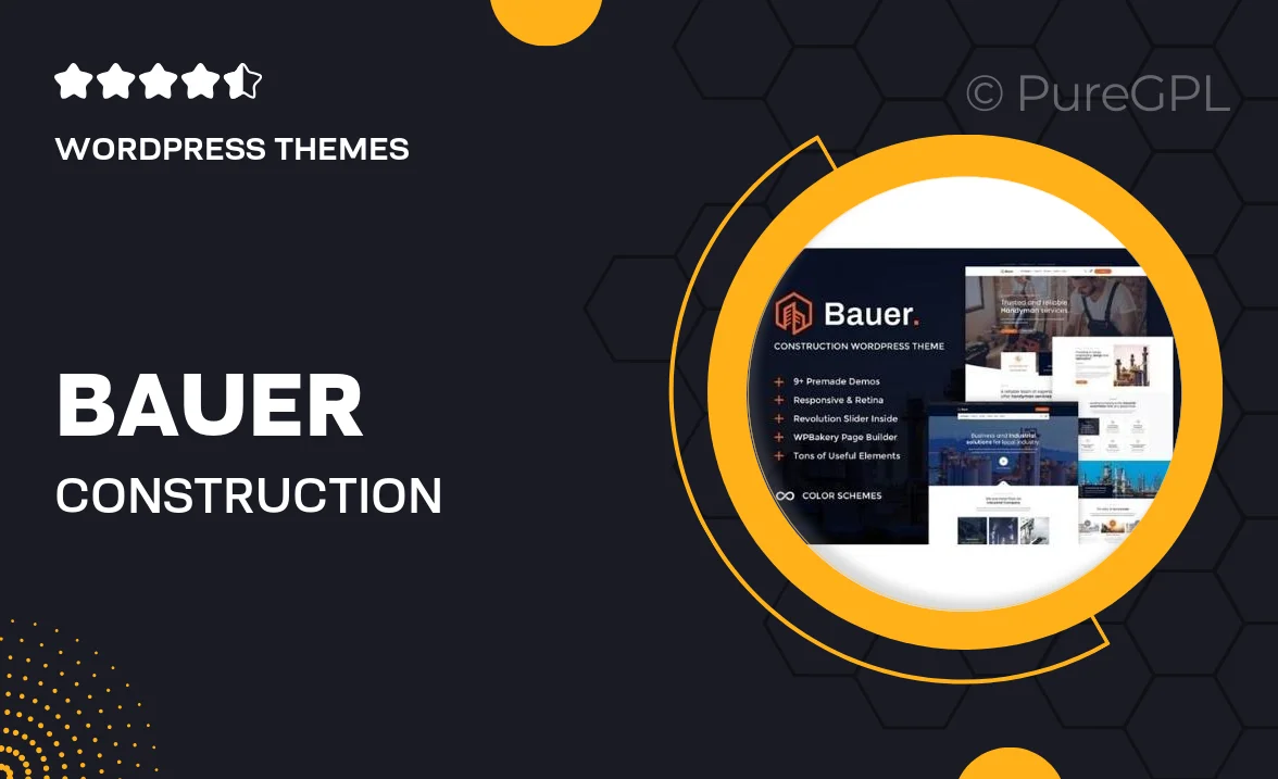 Bauer – Construction & Industrial WordPress Theme