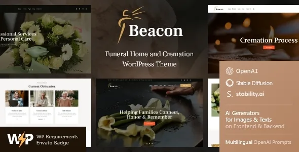 beacon funeral home services cremation parlor wordpress theme 1