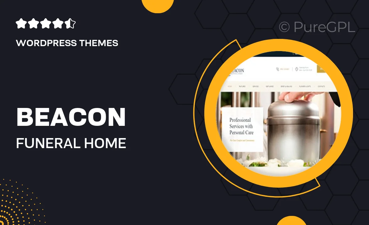 Beacon | Funeral Home Services & Cremation Parlor WordPress Theme