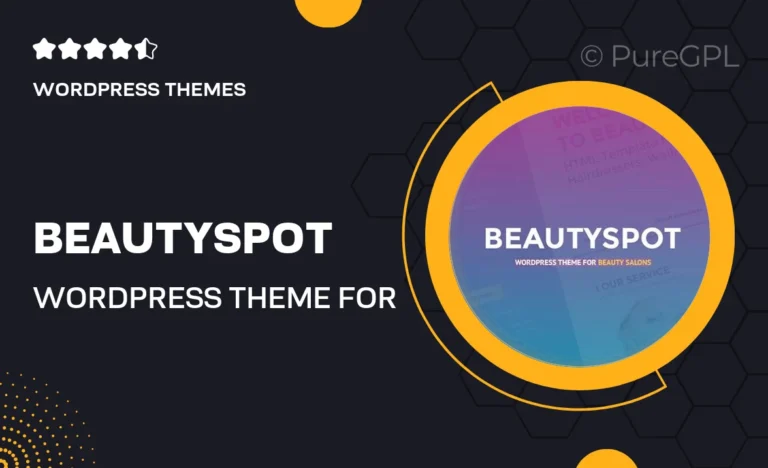 beautyspot wordpress theme for beauty salons
